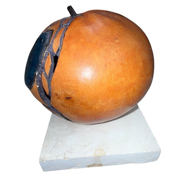 New Handmade Craft Hand Carved Gourd Small Light Lamp - Picture 4 of 11